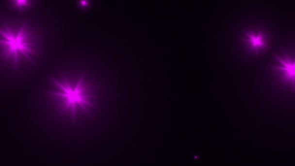 ランダムでフラッシュ ライトの多くをオンに、コンピューター生成されたモダンな背景、3 d のレンダリング — ストック動画