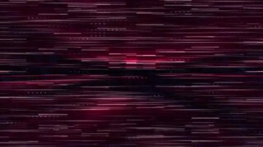 Karanlıkta - soyutlama, veri iletişimine soyut kızdırma dijital bilgisayar arka plan, 3d render oluşturulan.