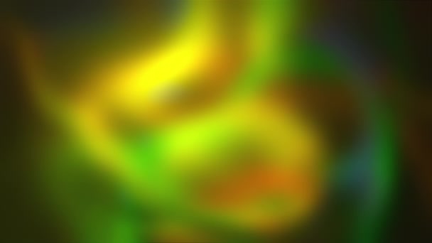 Renderização 3D, computador gerado fundo preto abstrato com nebulosa colorida na forma de um ponto embaçado — Vídeo de Stock