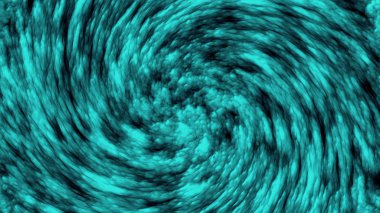 3d render, bilgisayar siyah bir arka plan üzerinde yoğun beyaz bulutların girdap animasyon oluşturulan