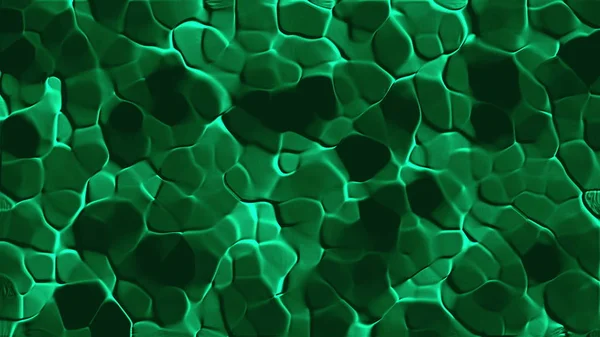 Patrón de mosaico celular como parte inferior de la piscina con agua, 3d render, telón de fondo generado por ordenador — Foto de Stock