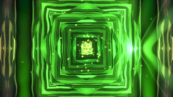 Абстрактне дзеркало калейдоскопа фон, 3D візуалізація комп'ютера створений фон, ефект викривлення — стокове фото