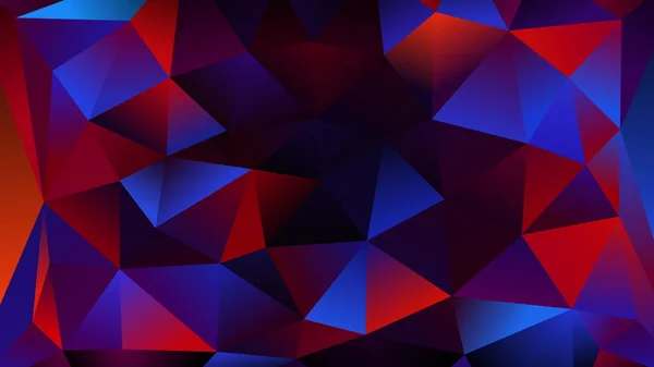 Triangulační tvary-mozaiky trojúhelníků s lesklými světlkami, pozadí 3D vykreslení, počítač generovaný — Stock fotografie
