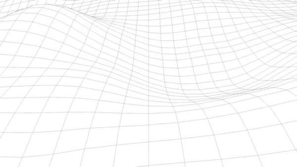 Комп'ютер створив картату текстуру. 3D візуалізація хвильового ретро фону . — стокове фото