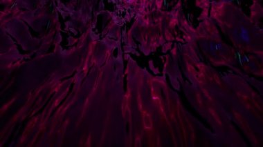 Yanardöner manzara, bilgisayar üretimi. Gradyan efektli 3d soyut arkaplan oluşturma