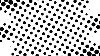 Birçok noktanın yarım tonu, bilgisayar tarafından oluşturulan soyut arkaplan, optik illüzyon efektli üç boyutlu görüntüleme arkaplanı