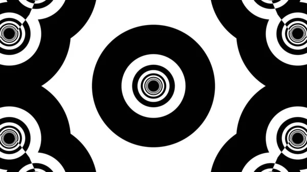Schwarze und weiße Streifen. Computergenerierter abstrakter Hintergrund, 3D-Renderer — Stockfoto