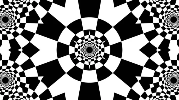 Černobílé pruhy. Počítač generované abstraktní pozadí, 3D vykreslení — Stock fotografie