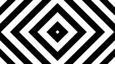 Siyah ve beyaz çizgiler. Bilgisayar oluşturulmuş soyut arkaplan, 3B görüntüleme