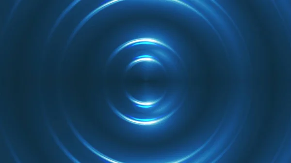 Комп'ютеризований фрактальний синій калейдоскопічний фон мерехтливих синіх ліхтарів, 3d рендеринга — стокове фото