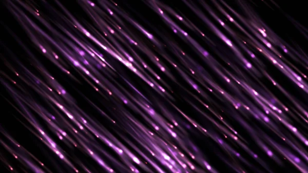 Abstrakte helle einfallende Strahlen Hintergrund als fliegende Partikel, 3D-Renderhintergrund, Computer generiert — Stockfoto