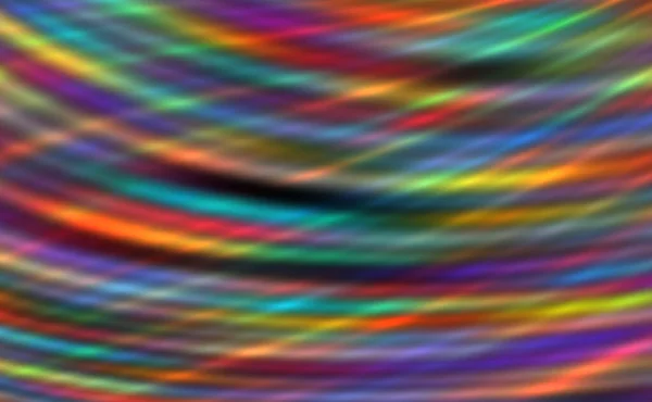 Righe luminose astratte con linee orizzontali colorate, sfondo moderno, illustrazione generata 3d — Foto Stock