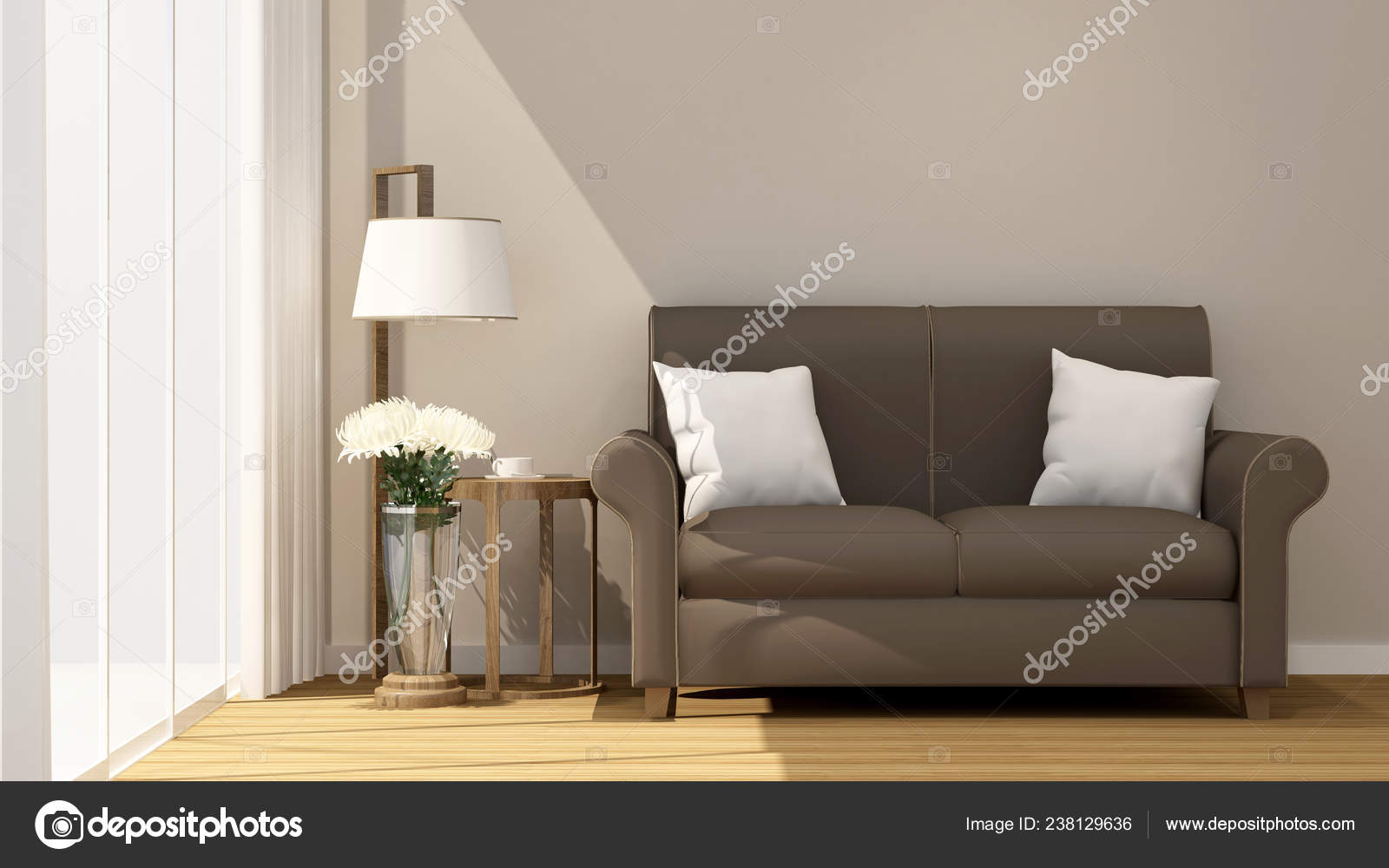 Living Room Balcony Sunshine Day Artwork Room Rent Residence