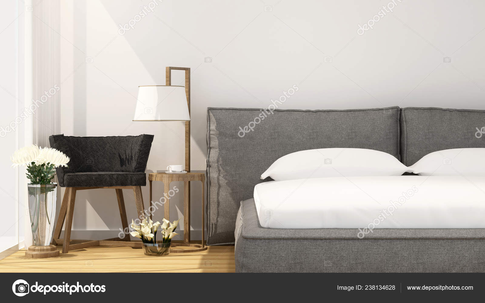 Bedroom Living Area Hotel Apartment Sunshine Day Bedroom
