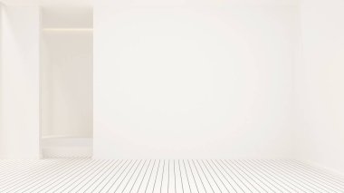 Sanat için beyaz boş oda tasarımı-beyaz oda boş iç 