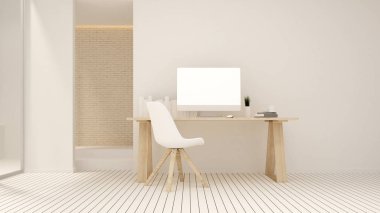 İşyeri ve daire veya küçük parlak tonda boş alan