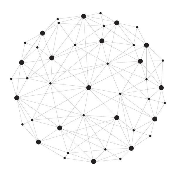 Genel ağ bağlantısı. Ai, büyük veri, engelleme zinciri, dijital teknoloji ve internet iletişim konsepti