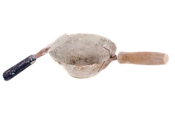 Beyaz arka plan üzerinde izole inşaat araçları