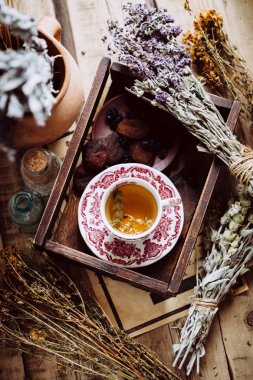 Organik Bitkisel çay, Kuru şifalı bitkiler, spa terapisi, ayurveda