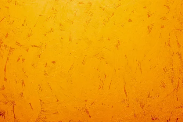 Fundo Laranja Textura Estuque Traços Pintura Espaço Cópia — Fotografia de Stock