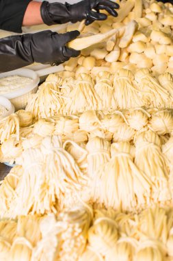 Peynir üretimi, Chechil, mandıra, Adygea Cumhuriyeti, Rusya