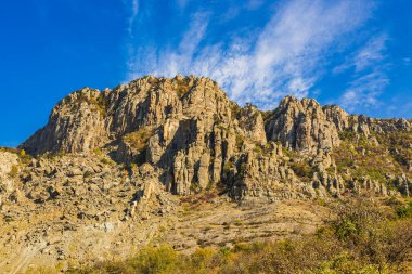 Demerdzhi. Hayaletler Vadisi. Kırım. 13 Ekim 2020