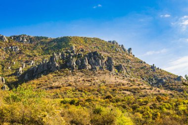 Demerdzhi. Hayaletler Vadisi. Kırım. 13 Ekim 2020