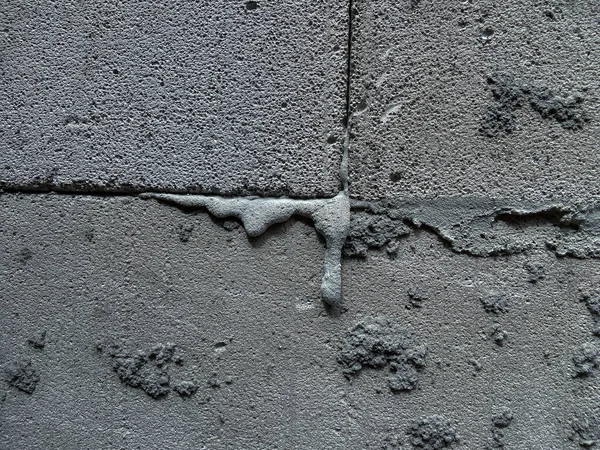 White cinder block wall textured background. Cinder block Hollow brick texture.