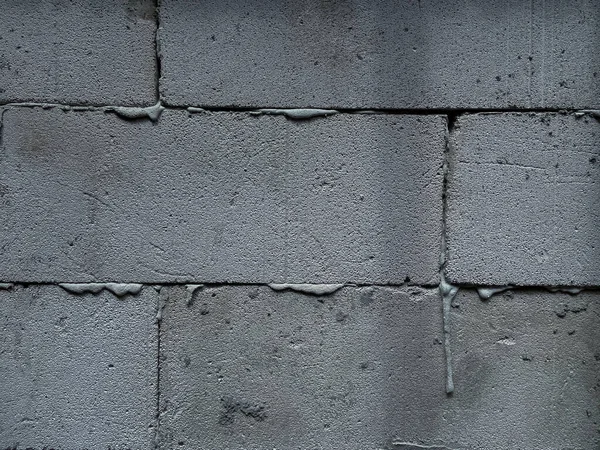 White cinder block wall textured background. Cinder block Hollow brick texture.