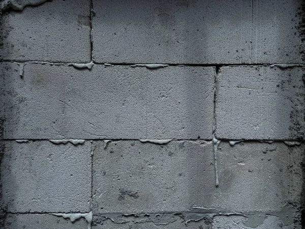 White cinder block wall textured background. Cinder block Hollow brick texture.