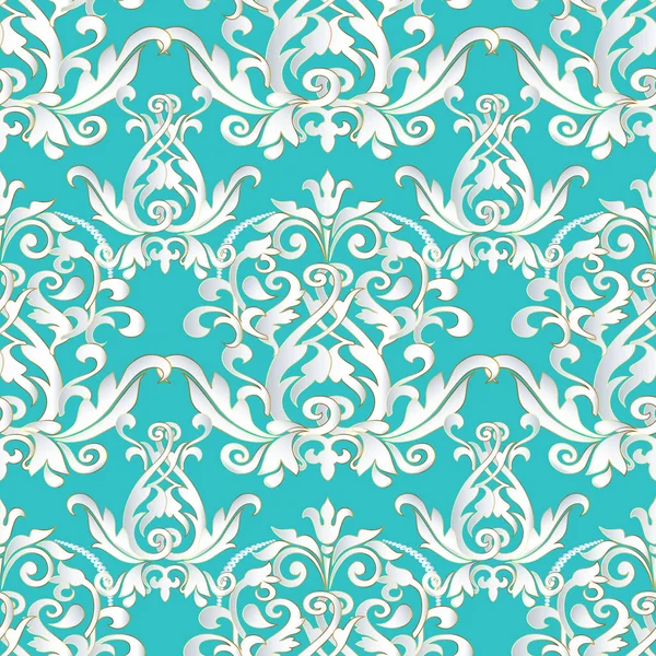 Baroque Damask elegance seamless pattern