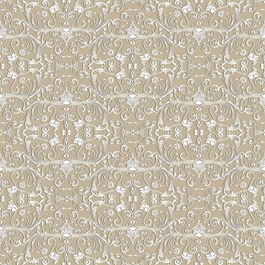 Vintage damask seamless modeli.