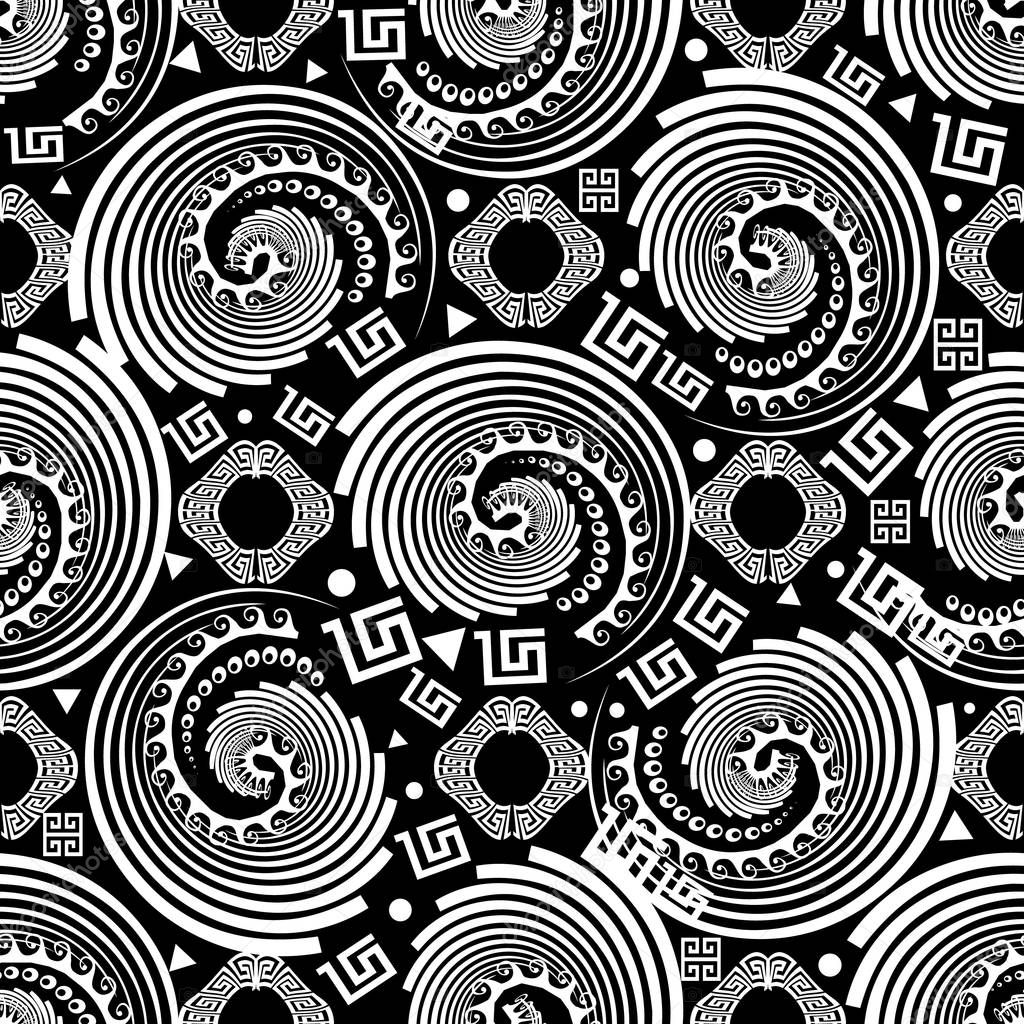 Greek ornamental vector seamless pattern.