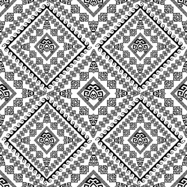 Etnik kabile stili antik Yunan seamless modeli.