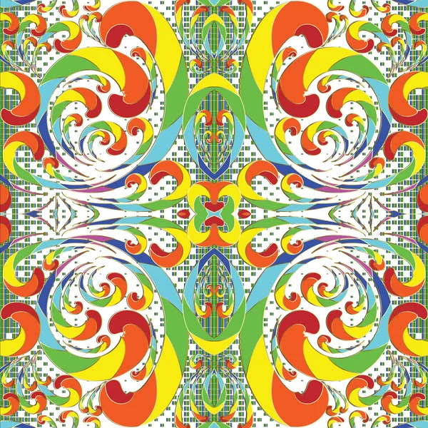 Gökkuşağı renkleri soyut renkli Dikişsiz desen arka plan.