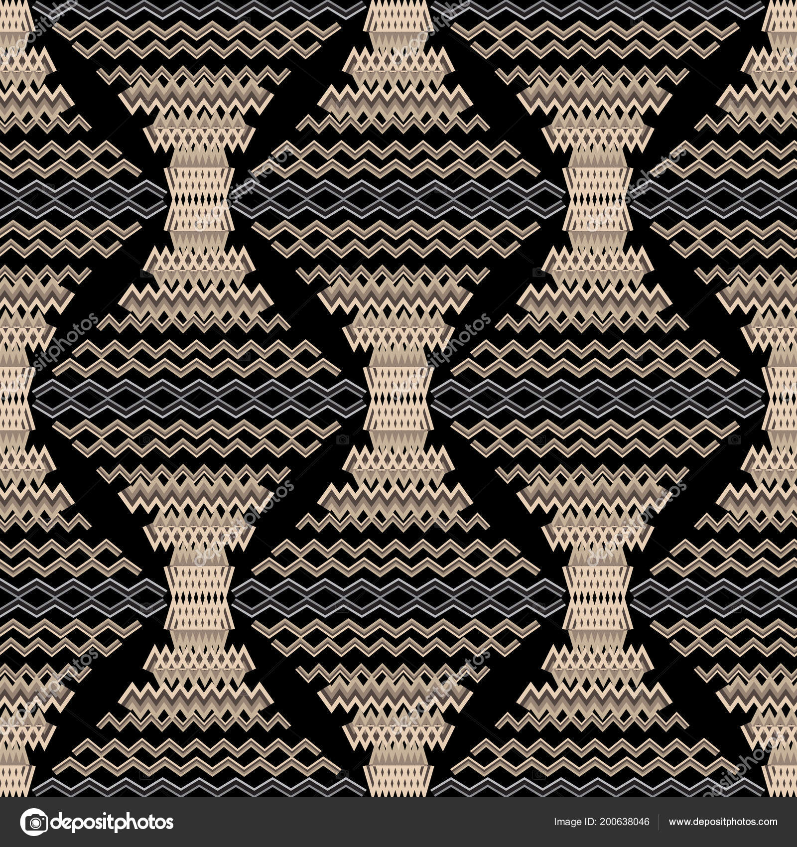 Zigzag Modern Vector Seamless Pattern Geometric Abstract Ornamental Background Creative Zigzag Modern Vector Seamless Pattern Geometric Abstract Ornamental Background Creative