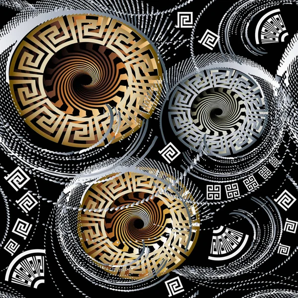 Modern geometrik Yunan vektör seamless modeli.
