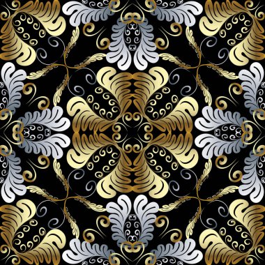 Barok vektör seamless modeli.