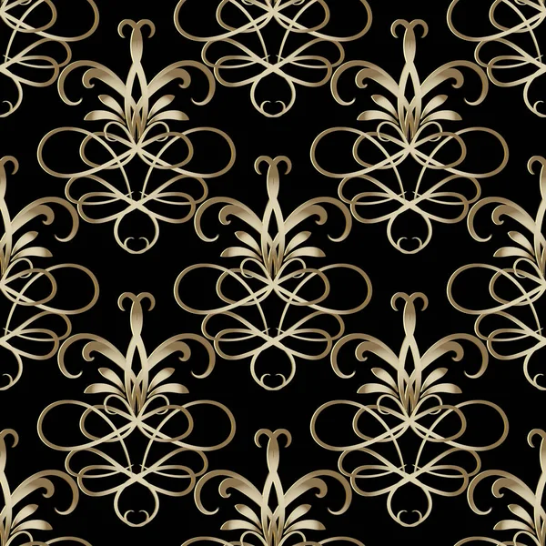 Floral Paisley Vecteur Motif Sans Couture Arrière Plan Ornemental Décoré — Image vectorielle