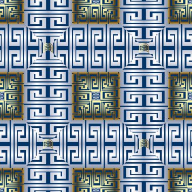 Damalı Yunan vektör seamless modeli. Modern süs geometrik arka plan. Soyut tekrar Yunan anahtar zemin kıvrımlı. Etnik stil süsleme denetleyin. Dekoratif süslü tasarlamak. Duvar kağıdı, kumaş 