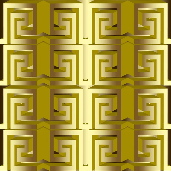 Géométrique Vecteur Moderne Grec Motif Sans Couture Décoré Surface Motifs — Image vectorielle