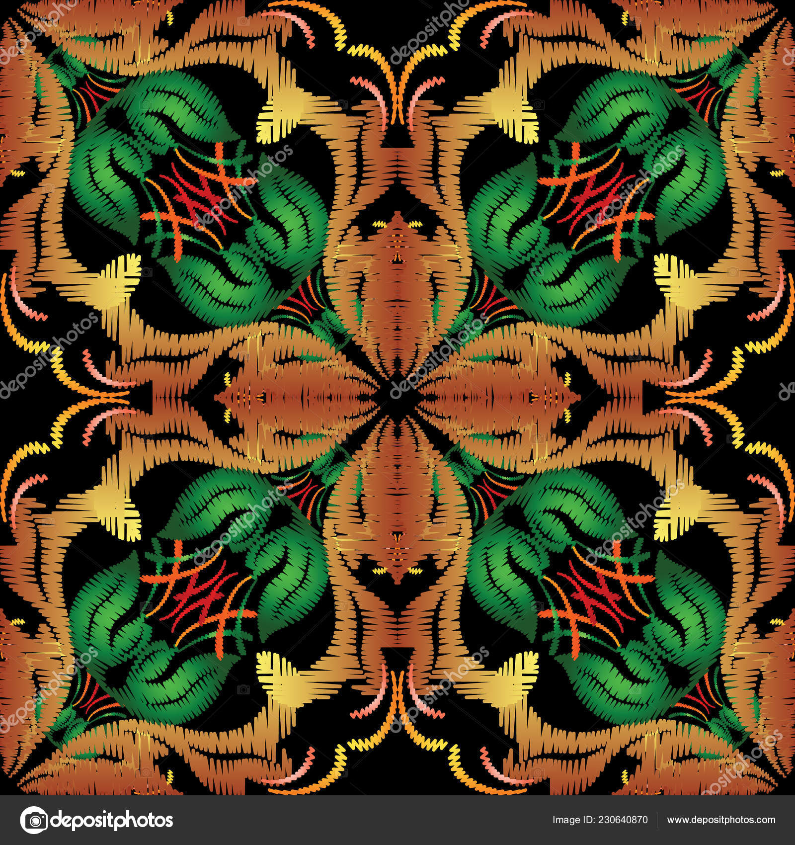 Télécharger gratuitement Images Motif Sans Couture Broderie Baroque Vector Fond Grunge Floral le plus cool par