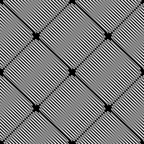 Schema geometrico scarabocchi senza soluzione di continuità. Scarabocchio vettoriale bianco e nero — Vettoriale Stock