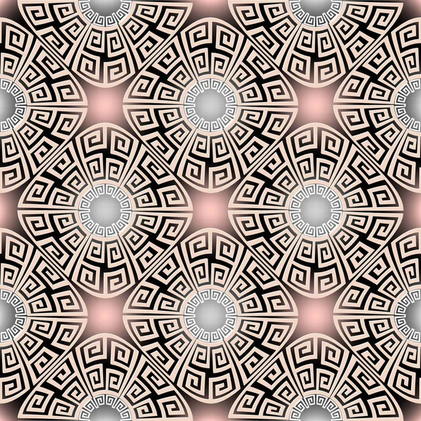 Ornamentale griechische Vektor nahtlose Muster. leuchtend buntes Griechisch — Stockvektor