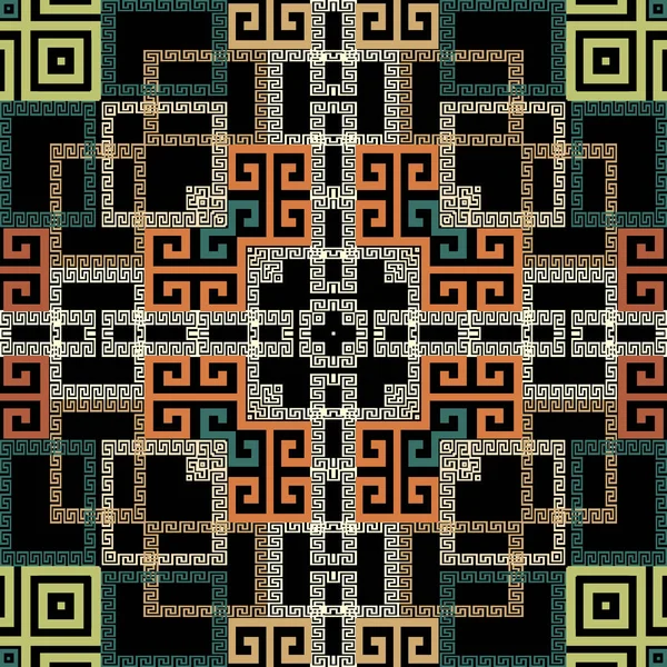 Geometric Vector Modern Model Fără Sudură Abstract Fundal Etnic Tribal — Vector de stoc