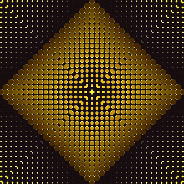 Плямистий Напівтоновий Безшовний Візерунок Векторний Напівтоновий Геометричний Фон Ромбський Орнамент — стоковий вектор