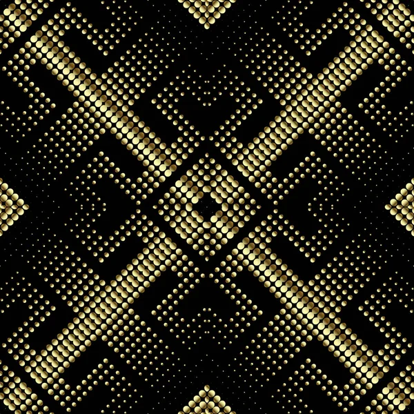 Digitale Halftoon Naadloos Patroon Moderne Decoratieve Textuur Achtergrond Geometrische Achtergrond — Stockvector