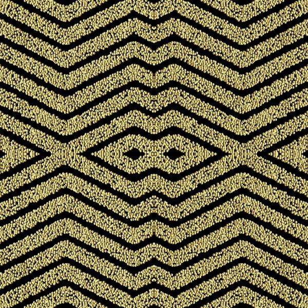 Texturizado Zig Zag Patrón Sin Costura Grunge Punteado Fondo Geométrico — Vector de stock