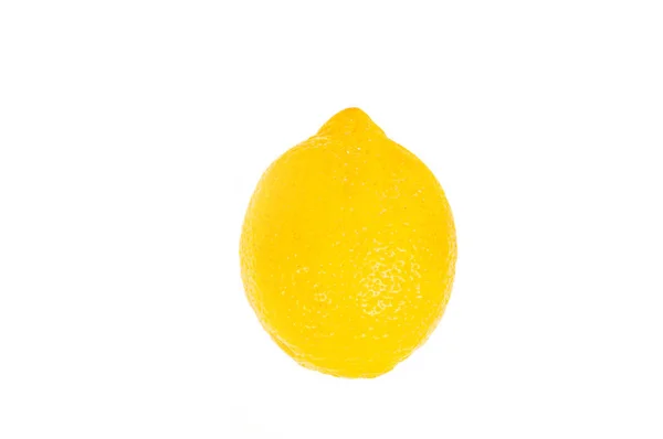 Lemon segar pada latar belakang putih. — Stok Foto