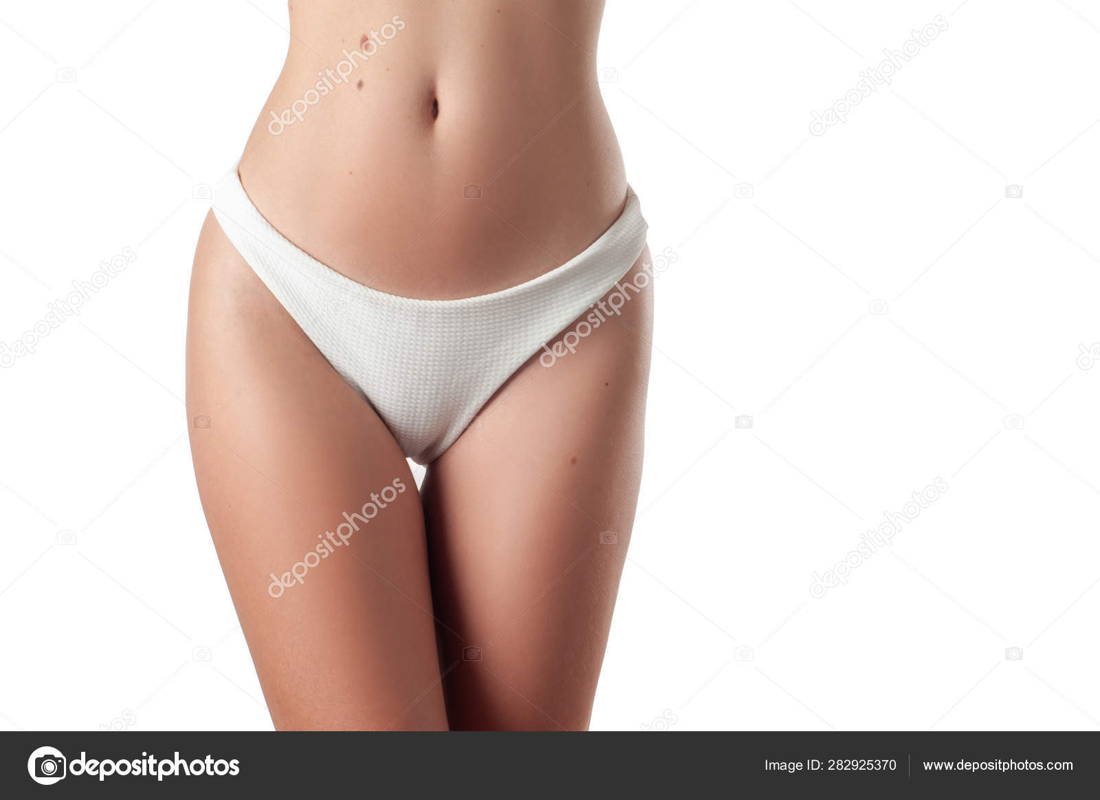 Woman waist. Girl with perfect body shape, flat belly in panties Stock  Photo by ©flisakd 282925370